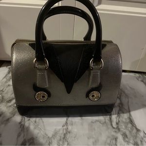 Rankine Furla Candy handbag black and silver